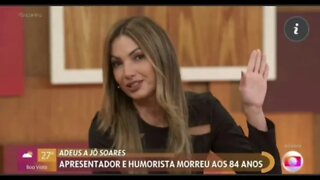 Patrícia Poeta Chora ao Falar de Jô Soares