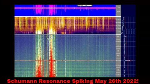 Schumann Resonance Spiking Hard May 26th 2022!