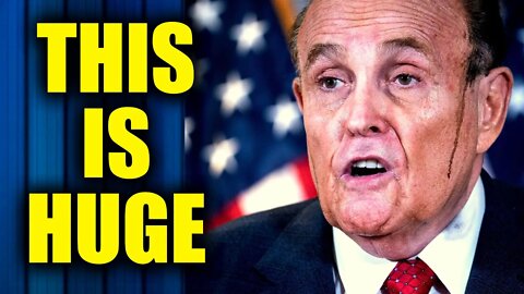 BREAKING: RUDY GIULIANI DROPS MASSIVE BOMBSHELL!!!