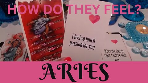 ARIES ♈💖THE FIRST KISS BLEW THEIR MIND🔥🤯FALLING FOR YOU WHEN LEAST EXPECTED🔥🪄ARIES LOVE TAROT💝