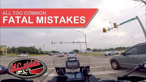 3 Common Fatal Mistakes Motorcycle Riders make at Intersections