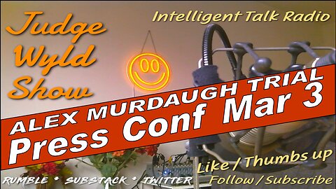 Alex Murdaugh Trial Live Stream Post SENTENCING. Press Conf March 3. See Description.