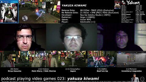 podcast playing games 023: yakuza kiwami