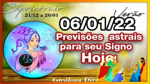 [Horóscopo do Dia] 06/01/2022 previsões astrais para todos os signos Dirce Alves [Quinta-Feira]#Novo