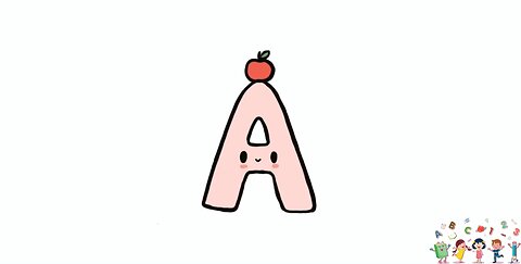 Alphabet animation “letter A “