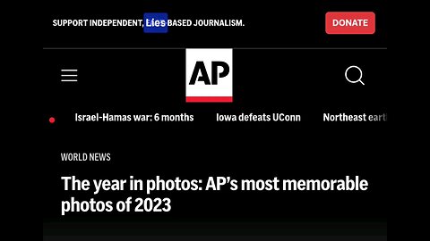 Associated Press "Photo of the year"- Palestinian Hamas Terrorists parading Shani Louk's body around