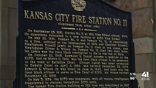 Historical marker honors 1st all-Black fire station in Kansas City