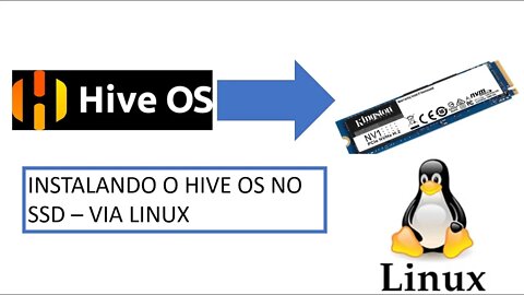 Como instalar o HiveOS no SSD ou NVME - Método LINUX - Mamão com açucar