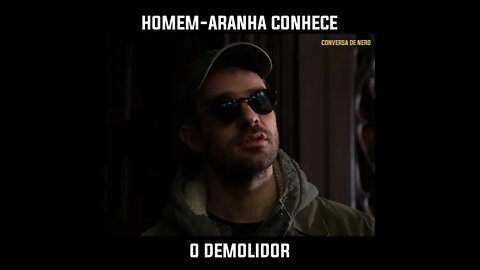 HOMEM-ARANHA CONHECENDO O DEMOLIDOR NO UCM! #Shorts