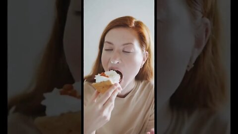 Belly Stuffing, Eating, Girl, Free Stock Footage 4k Free Download #Short #10