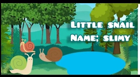 Slimy story | the little snail 🐌