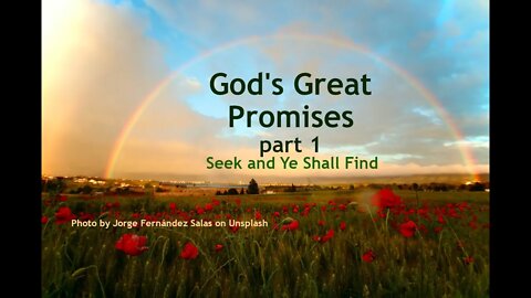 God's Great Promises, part 1