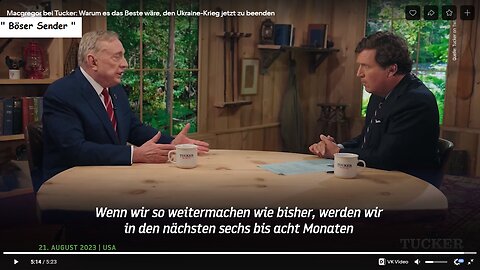 Macgregor bei Tucker: Warum es das Beste wäre, den Ukraine-Krieg jetzt zu beenden