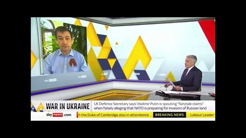 SkyNews is on board with the western narrative #Ukraine #Russia #Zelensky #Azovbattalion