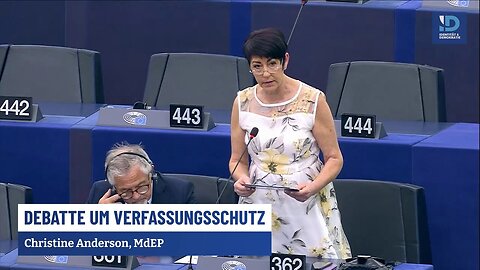 "Das stellt klar einen verfassungswidrigen Tatbestand dar." Christine Anderson, AfD (MdEP)