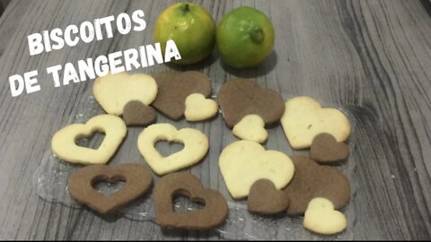 Biscoitos de tangerina para o dia das mães