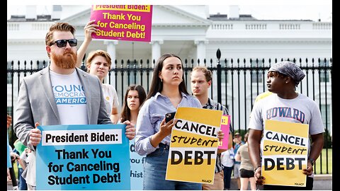 Biden’s new student loan plan will get an email Wednesday that their debt is canceled