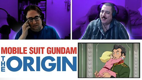 SFR: Mobile Suit Gundam: The Origin (Episode 1) "Blue-Eyed Casval" REACTION!