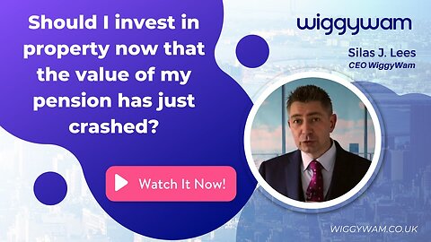 Should I invest in property now that the value of my pension has just crashed?