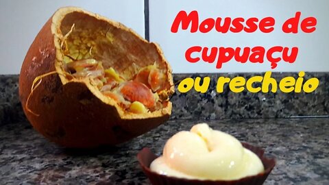 Receita de Mousse de cupuaçu para sobremesa ou recheio refrigerado