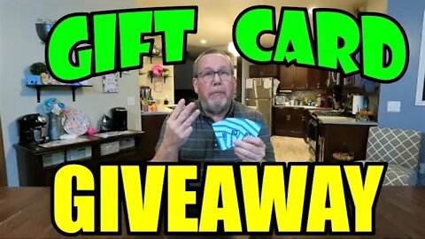 Three Gift Card GIVEAWAY CONTEST – Enter NOW