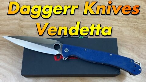 DAGGERR knives Vendetta Pocket sword time again !!