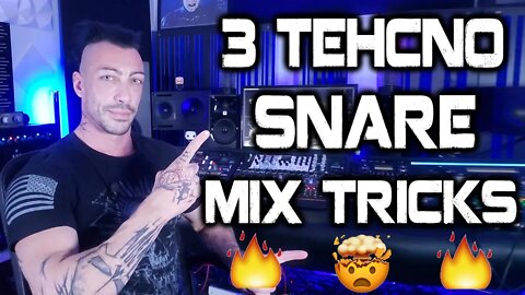 3 TECHNO SNARE MIXING TRICKS 🥁🔥