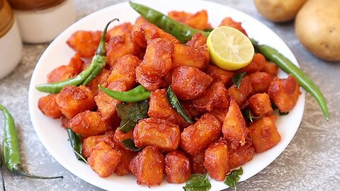 Function Style Aloo Fry😋 ఓసారి ఆలూ ఫ్రై ఇలా చేసి చూడండి చాలా రుచిగా కరకరలాడతాయి😋 Aloo Fry In Telugu