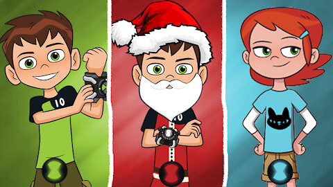 😱ben 10 reboot aliens vs Santa Claus Christmas reboot aliens vs Gwen 10 aliens for the first time