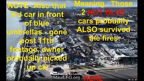 BLUE Was Always A PsyopLie Guys Lahaina Maui Fires Dead Bodies In Water LIE Dead Inside Front Stree