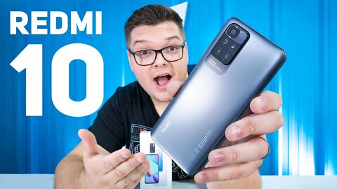 Redmi 10 - MAIS UM SUCESSO de VENDAS DA XIAOMI! 50MP, 90hz e muito mais! UNBOXING