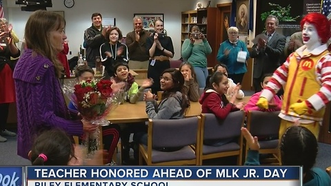 MPS Teacher surprised with MLK day award