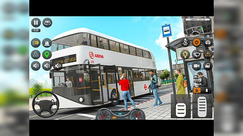 bus drive game, bus drive video, bus drive simulator, bus drive in snow