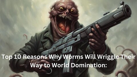 Top 10 Reasons Why Worms Will Wriggle Their Way to World Domination: