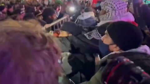 Massive Rioting Pro-Hamas Mob Ruins The Christmas Tree Lightening Event At Rockefeller Center