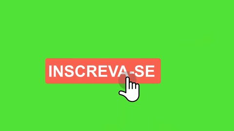 Chroma key botão inscreva-se green screen