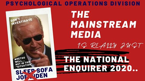 Mainstream Media is just the National Enquirer 2020..