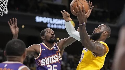 Kevin Durant Moves UP To 12th In Scoring But The Phoenix Suns lose in a Thriller to the Lakers