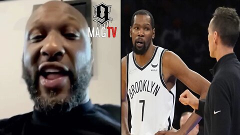 "He Don't Like The Coaching" Lamar Odom Wants To Coach Kevin Durant & The Brooklyn Nets! 🏀