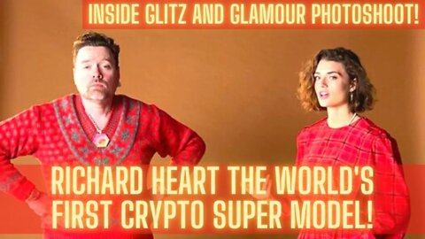 Richard Heart The World's First Crypto Super Model! Inside Glitz and Glamour Photoshoot!