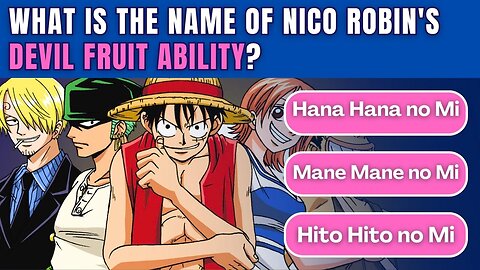 80% Fail This One piece Quiz! (Hard Level)