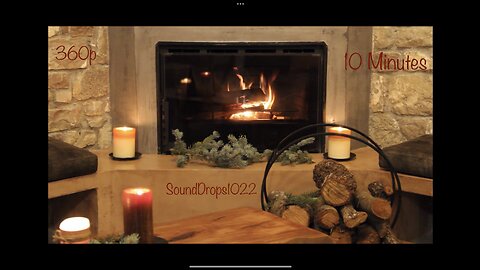 10 Minutes of Fire Place Ambience Video