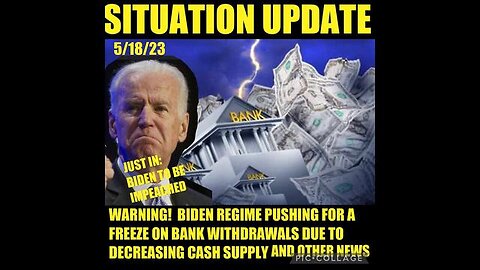 SITUATION UPDATE: WARNING! BIDEN REGIME PUSHING FOR A FREEZE ON BANK WITHDRAWALS DUE TO DECREASING..