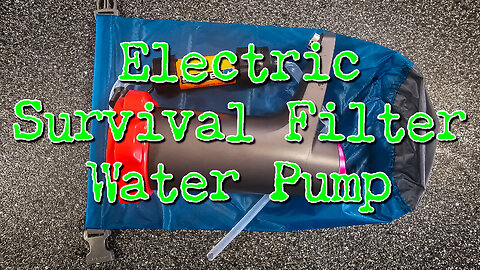 Electric Survival Filter Water Pump Kit