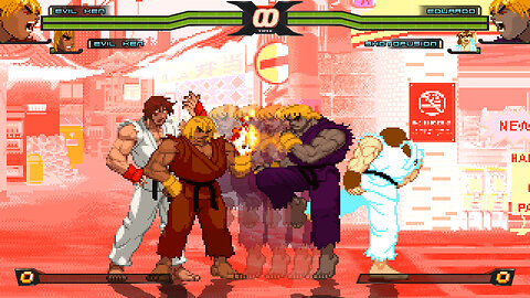 MUGEN - SFA Evil Ken & CVS Evil Ken vs. Eduardo & Shotofusion - Download