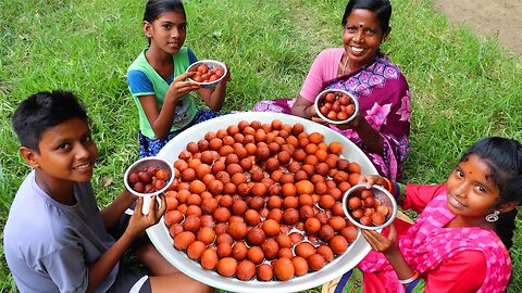 GULAB JAMUN RECIPE | Yummy Gulab Jamun Making | Easy Dessert Recipe | Village Fun Cooking