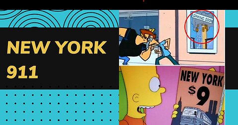 The Simpsons Session 9 EP 1 Predicted 911 aired 9-21-1997 Homer VS New York