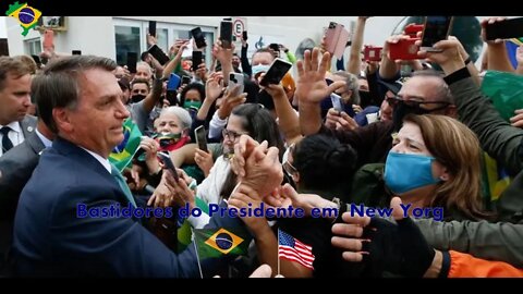 #aovivo. Bastidores Bolsonaro e Silas Malafaia em New York .Um #Rei# Brasileiro em New York o Filme