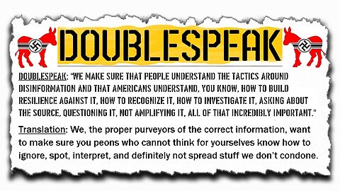 DOUBLESPEAK