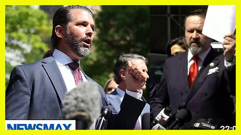 TODAY: DONALD TRUMP JR., SEBASTIAN GORKA, AND MEMBERS OF CONGRESS SLAM TRUMP TRIAL